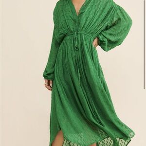 Allene Shimmer Midi Dress